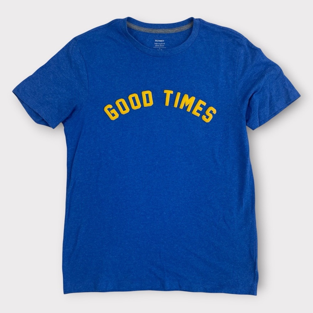 Old Navy “Good Times” Soft-Washed Graphic Tee – Size Small